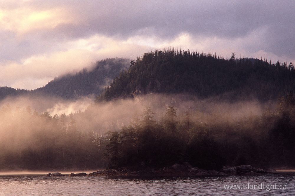 Seascape  photo from  Broughton Archipelago, BC Canada.