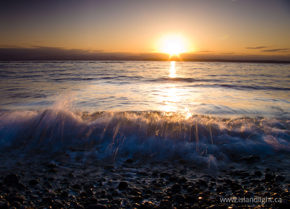 Seascape  photo from Smelt Bay Cortes Island, BC Canada.