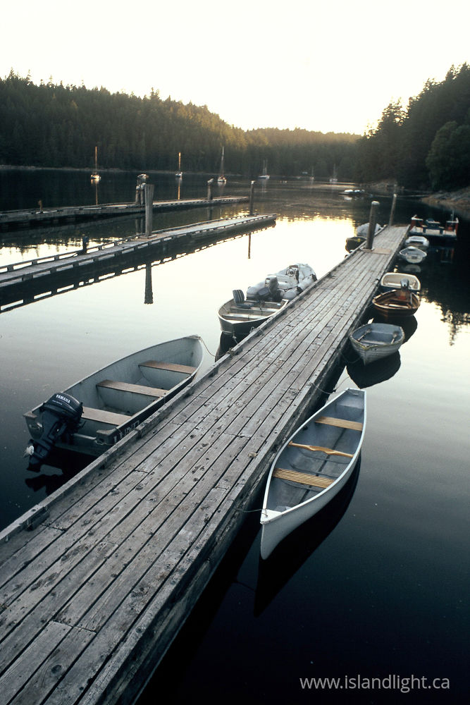 Boating photo from  Cortes Island, BC Canada.