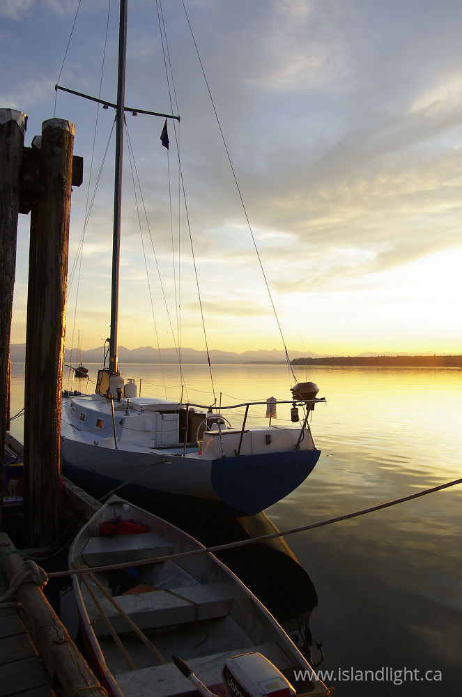 Boating  photo from Mansons Landing Cortes Island, BC Canada.
