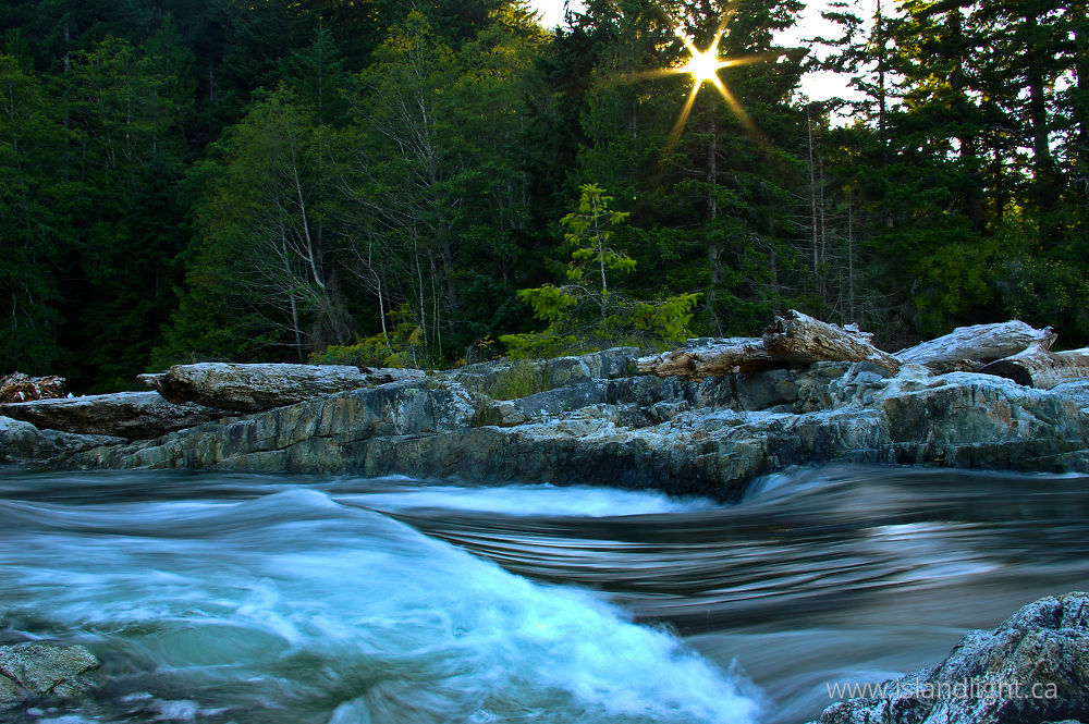 Landscape photo from Carrington Bay Cortes Island, BC Canada.