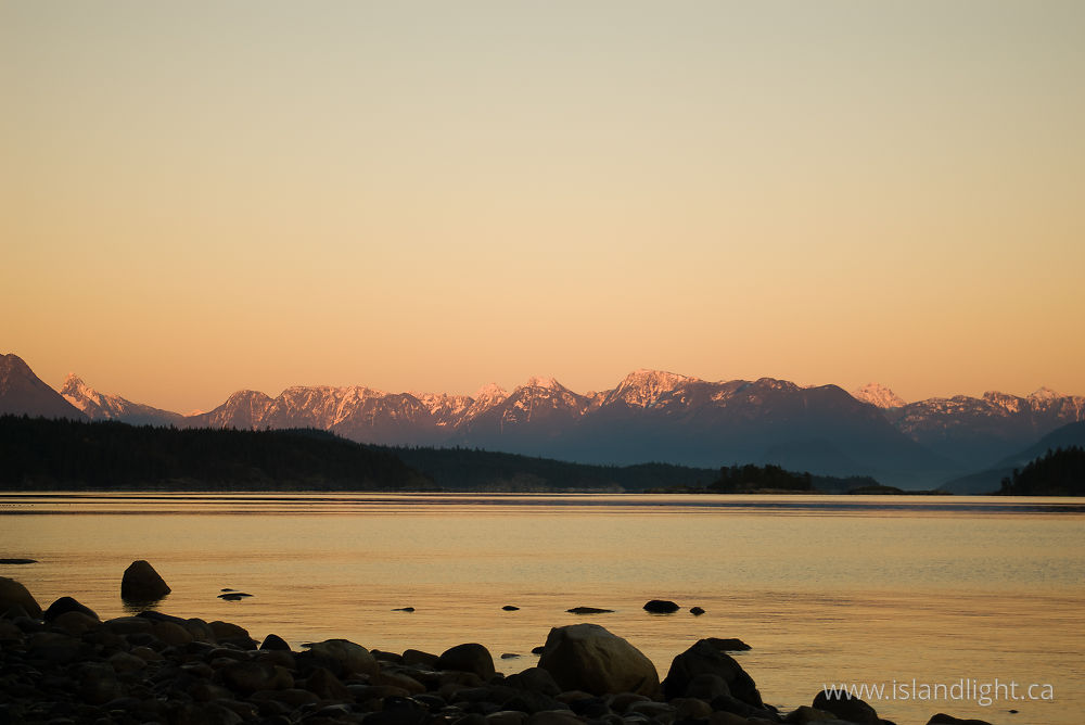 Landscape  photo from  Cortes Island, British Columbia Canada.