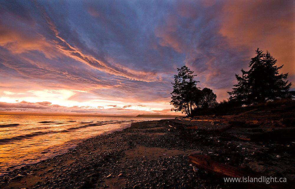 Landscape  photo from Smelt Bay Cortes Island, British Columbia Canada.