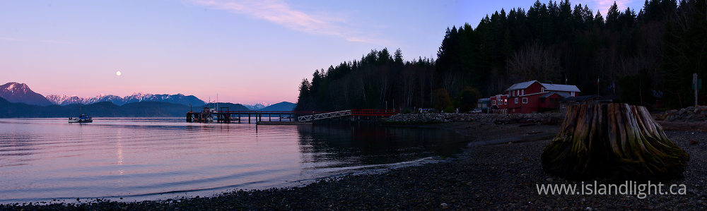 Landscape  photo from Squirrel Cove Cortes Island, British Columbia Canada.