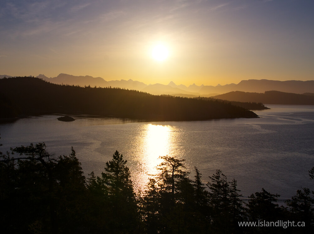 Landscape  photo from  Cortes Island, British Columbia Canada.