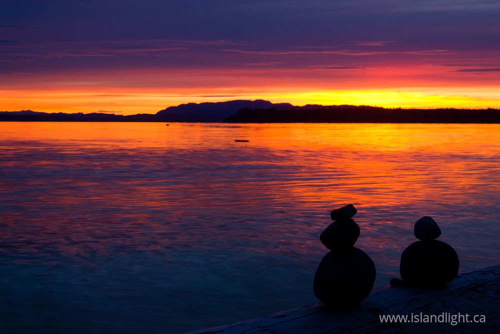Landscape photo from  Cortes Island, BC Canada.