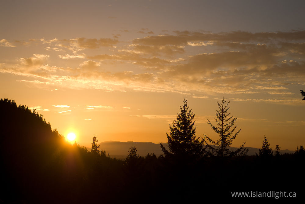 Landscape  photo from  Cortes Island, BC Canada.