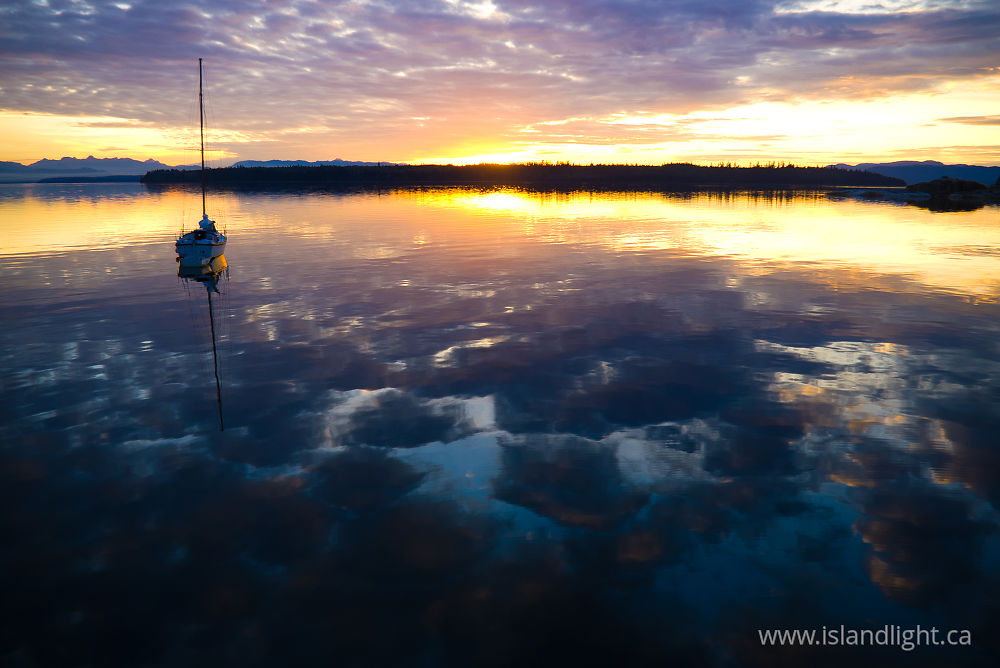 Boating  photo from Mansons Landing Cortes Island, BC Canada.