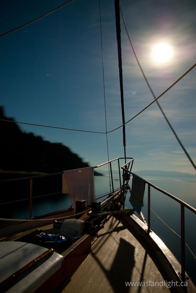 Boating  photo from Mansons Landing Cortes Island, BC Canada.