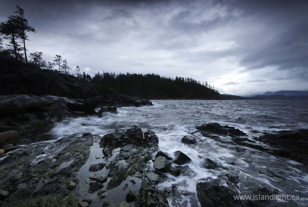 Seascape  photo from  Cortes Island, BC Canada.