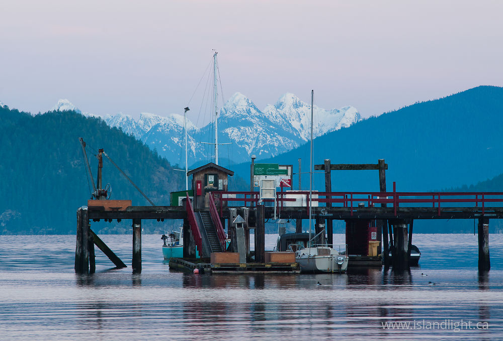 Seascape  photo from Squirrel Cove Cortes Island, BC Canada.