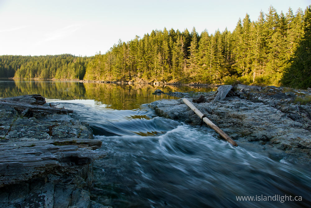 Seascape photo from  Cortes Island, BC Canada.