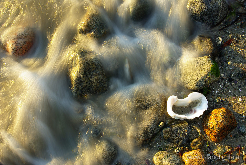 Seascape photo from  Cortes Island, BC Canada.