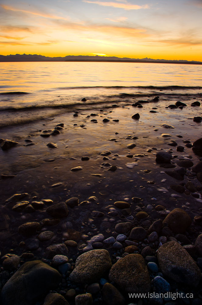 Seascape  photo from Smelt Bay Cortes Island, BC Canada.