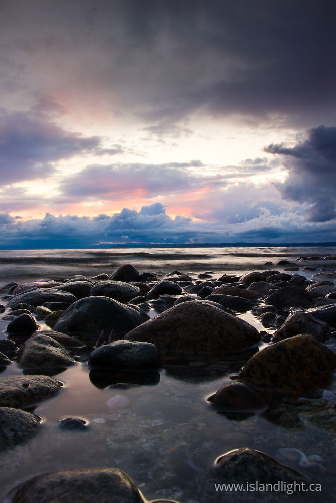 Seascape  photo from Smelt Bay Cortes Island, BC Canada.