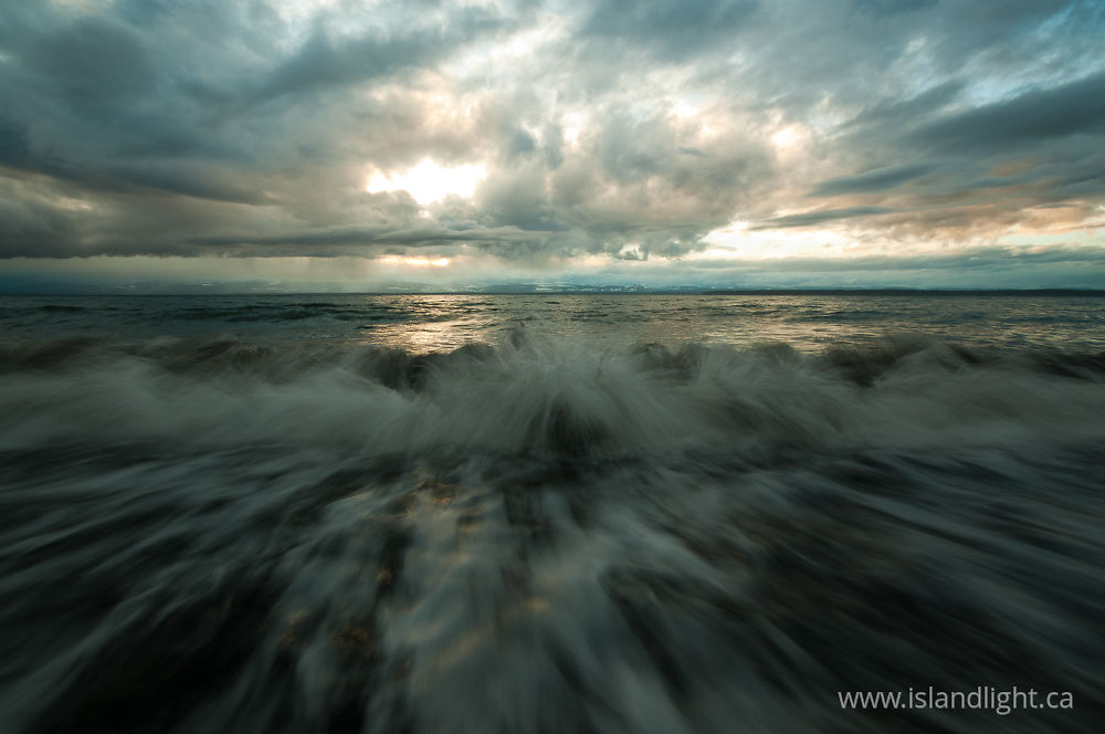 Seascape  photo from  Cortes Island, BC Canada.