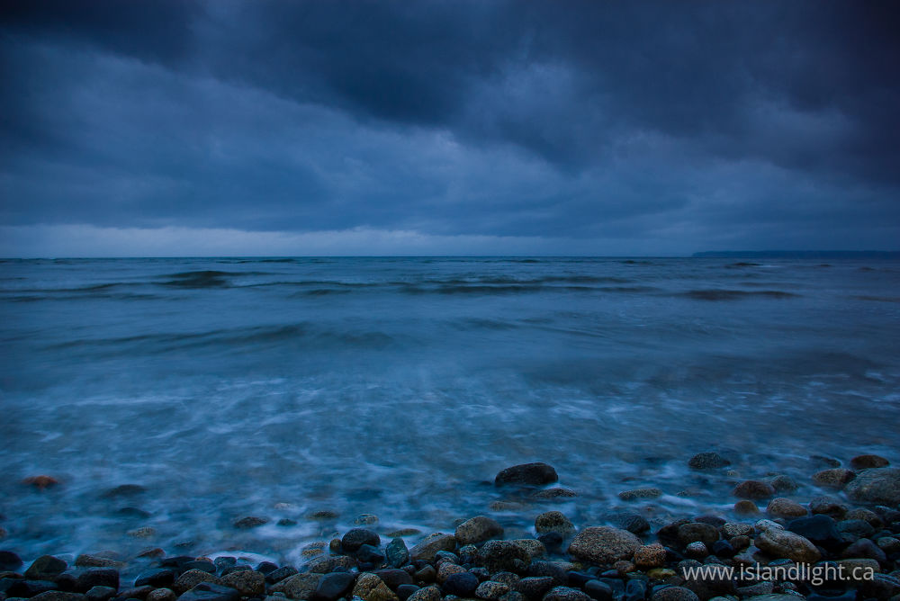 Seascape  photo from Smelt Bay Cortes Island, BC Canada.