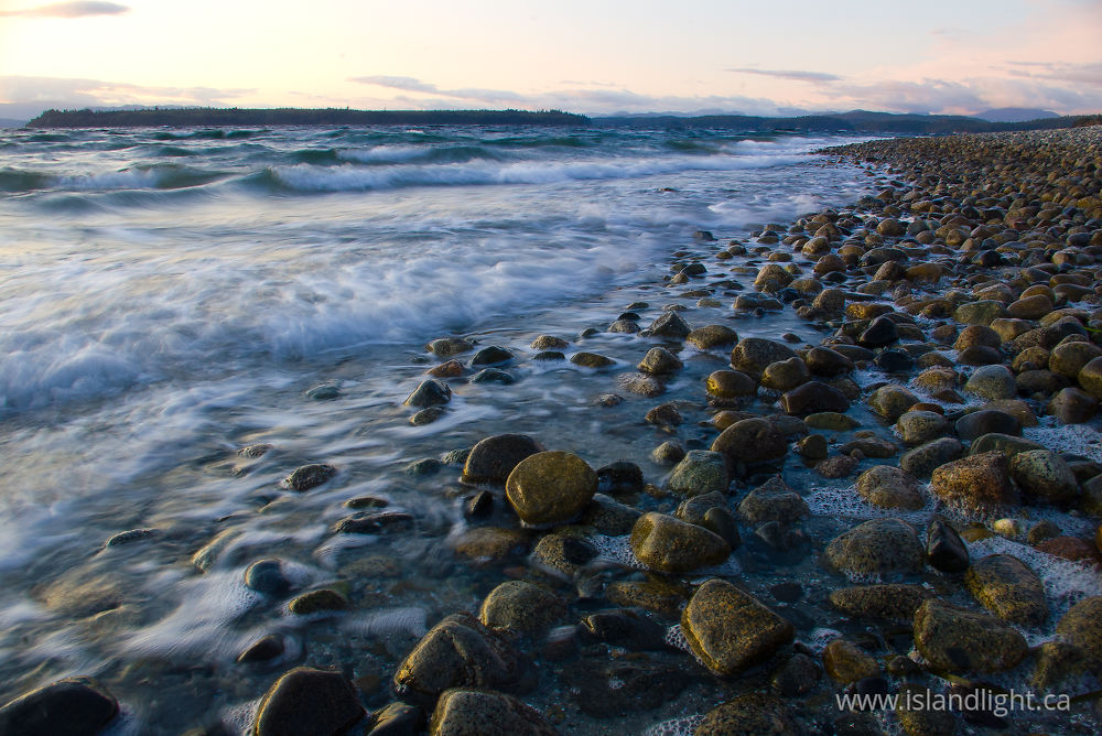 Seascape  photo from Smelt Bay Cortes Island, BC Canada.