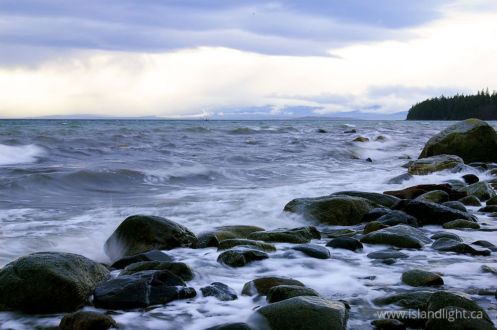 Seascape  photo from  Cortes Island, BC Canada.