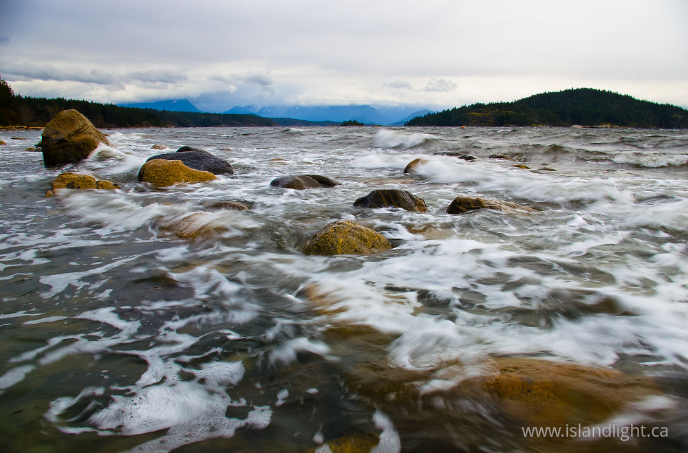 Seascape  photo from  Cortes Island, BC Canada.