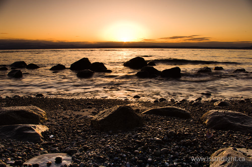 Seascape  photo from Smelt Bay Cortes Island, BC Canada.