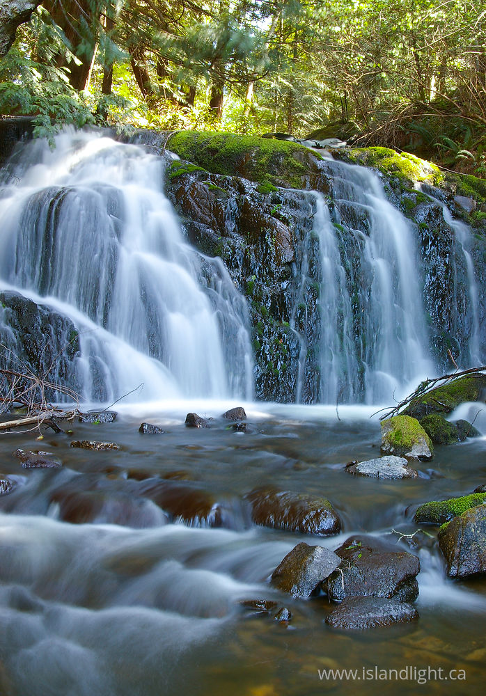 Landscape photo from Mansons Landing Cortes Island, BC Canada.