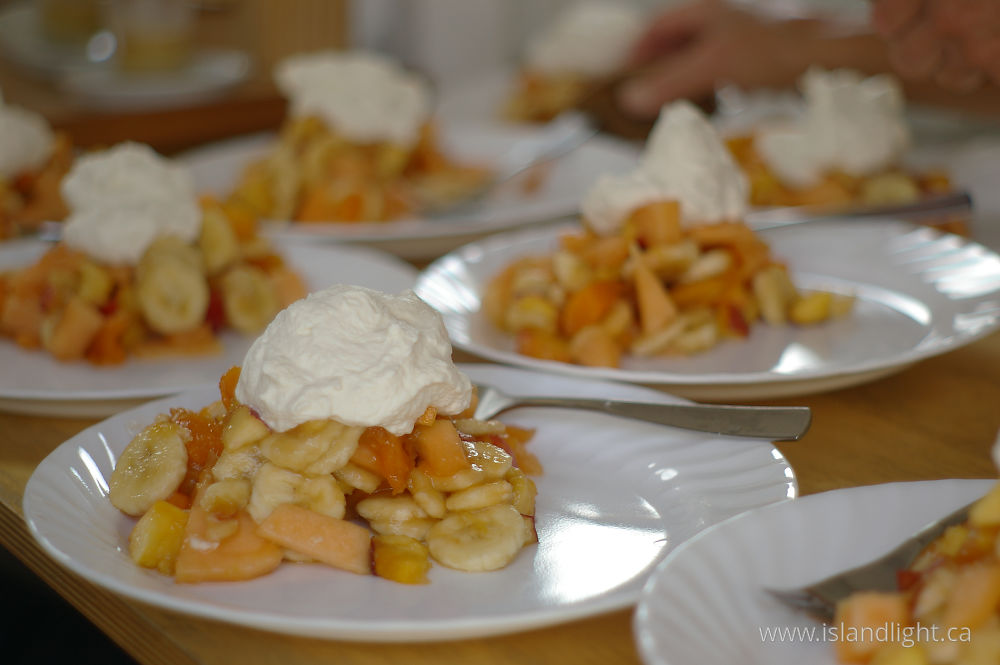Food photo from  Cortes Island, BC Canada.