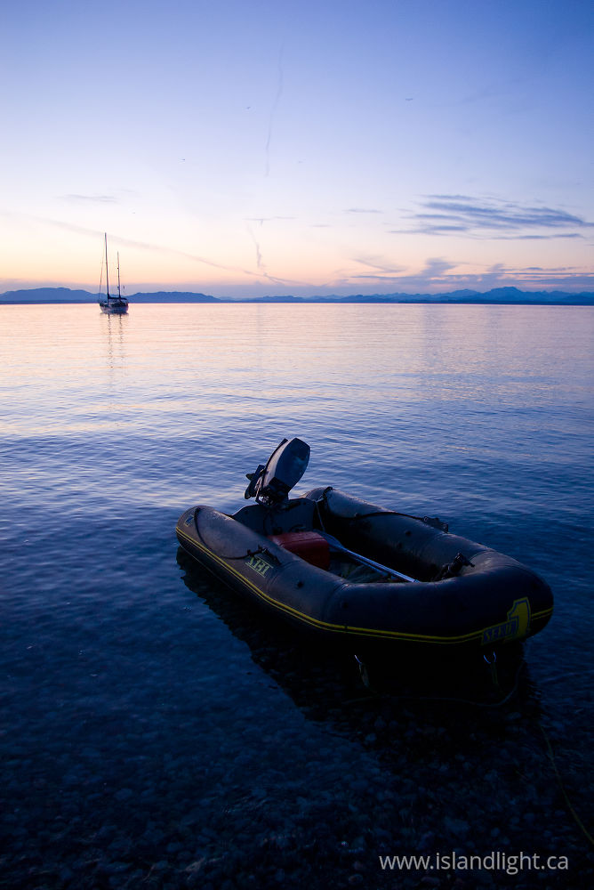 Boating photo from  Mitlenatch Island, BC Canada.