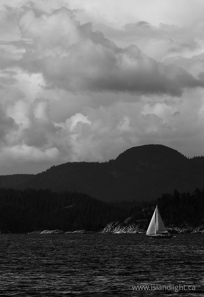 Boating photo from  Quadra Island, BC Canada.