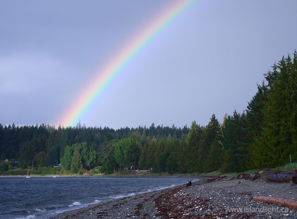 Landscape  photo from Smelt Bay Cortes Island, British Columbia Canada.