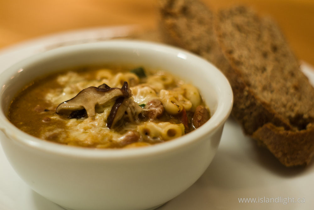 Food photo from  Cortes Island, BC Canada.