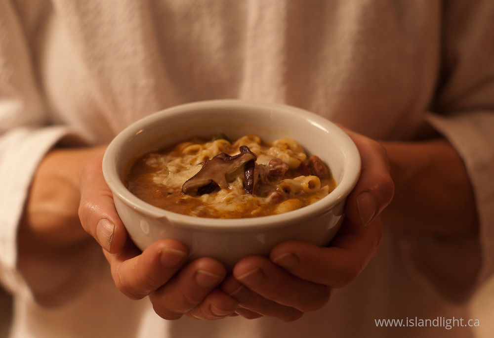 Food photo from  Cortes Island, BC Canada.