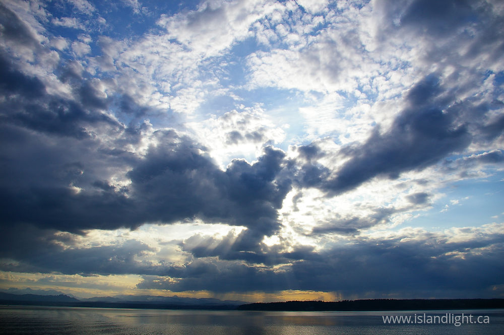 Seascape photo from  Sutil Channel, BC Canada.