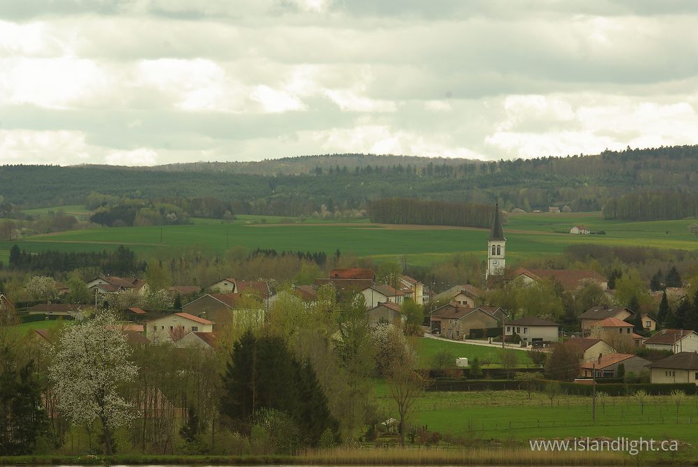 Landscape  photo from  Unidentified town, Vosges France.