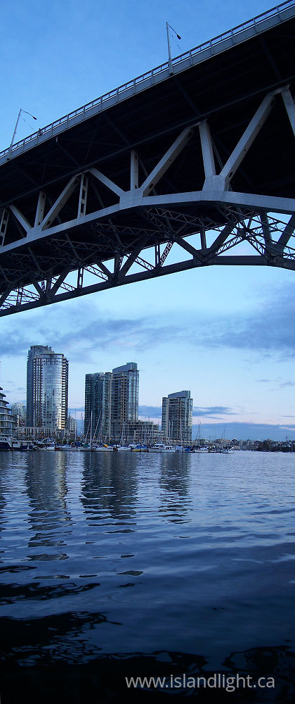 Cityscape photo from False Creek Vancouver, BC Canada.