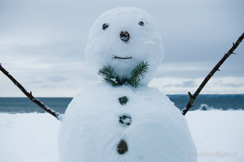   Snowman photo