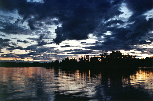 Seascape photo from Mansons Landing Cortes Island, BC Canada.