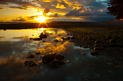 Cortes Sunset #135 - Cortes Island  photo