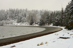 Winter at Smelt Bay - Cortes Island  photo