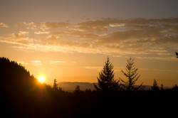 Evening Sky - Cortes Island  photo