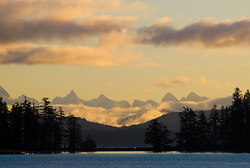 Early Morning in Heriot Bay - Quadra Island Mountain photo