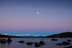 Moon Rise - Desolation Sound Night Sky photo