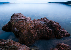 The Red Granite of Red Granite Point - Cortes Island  photo