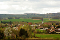 A French Landscape - Unidentified town Village photo